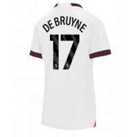 Manchester City Kevin De Bruyne #17 Bortedrakt Dame 2023-24 Kortermet